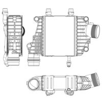 MAHLE CI 410 000P Ladeluftkühler