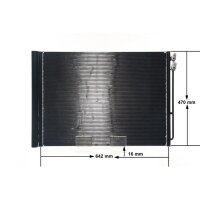 MAHLE AC 567 000S Kondensator, Klimaanlage