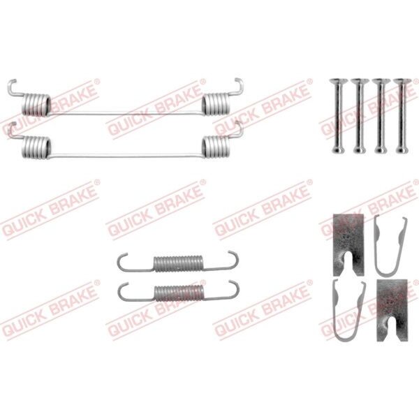 QUICK BRAKE 105-0042 Zubehörsatz, Bremsbacken