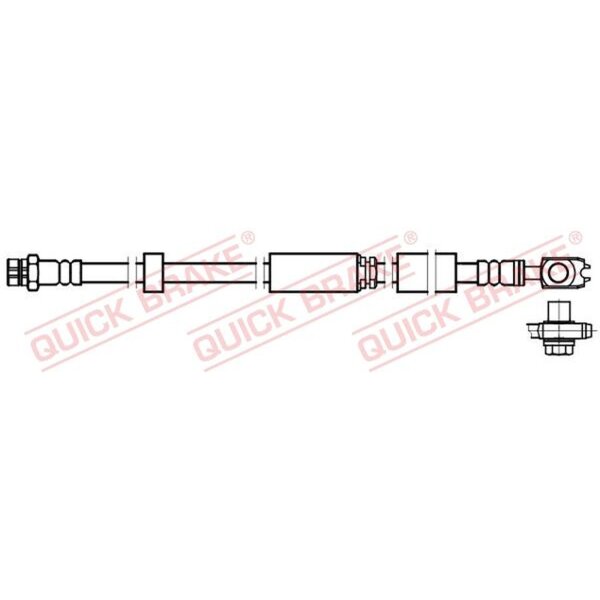 QUICK BRAKE 58.892X Bremsschlauch
