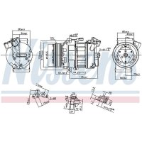 NISSENS 890269 Kompressor, Klimaanlage