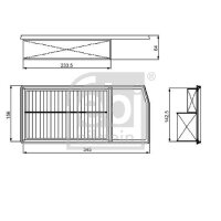 FEBI BILSTEIN 101664 Luftfilter