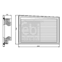 FEBI BILSTEIN 101665 Luftfilter