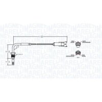 MAGNETI MARELLI 172000059010 Sensor, Abgastemperatur