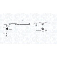MAGNETI MARELLI 172000131010 Sensor, Abgastemperatur