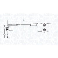 MAGNETI MARELLI 172000047010 Sensor, Abgastemperatur