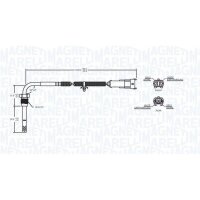 MAGNETI MARELLI 172000077010 Sensor, Abgastemperatur