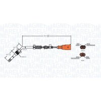 MAGNETI MARELLI 172000217010 Sensor, Abgastemperatur