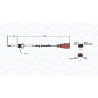 MAGNETI MARELLI 172000029010 Sensor, Abgastemperatur