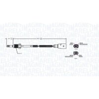 MAGNETI MARELLI 172000123010 Sensor, Abgastemperatur