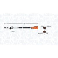 MAGNETI MARELLI 172000097010 Sensor, Abgastemperatur