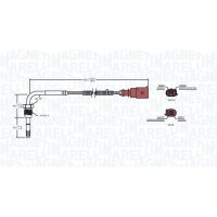 MAGNETI MARELLI 172000081010 Sensor, Abgastemperatur