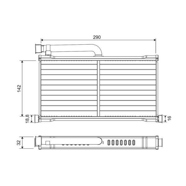 VALEO 811570 Wärmetauscher, Innenraumheizung