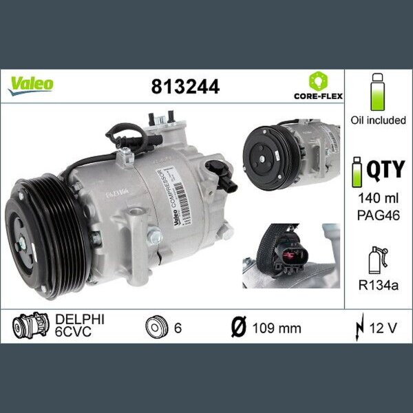 VALEO 813244 Kompressor, Klimaanlage