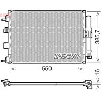 DENSO DCN10046 Kondensator, Klimaanlage