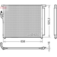 DENSO DCN10049 Kondensator, Klimaanlage