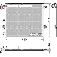 DENSO DCN17057 Kondensator, Klimaanlage