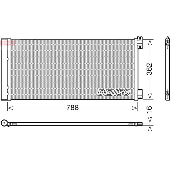DENSO DCN23042 Kondensator, Klimaanlage
