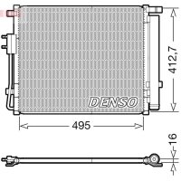 DENSO DCN41012 Kondensator, Klimaanlage