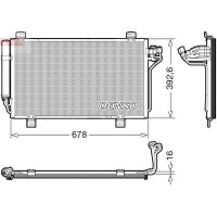 DENSO DCN44015 Kondensator, Klimaanlage