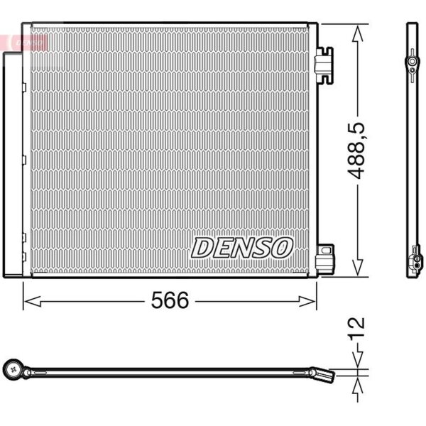 DENSO DCN46026 Kondensator, Klimaanlage