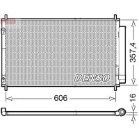 DENSO DCN50058 Kondensator, Klimaanlage