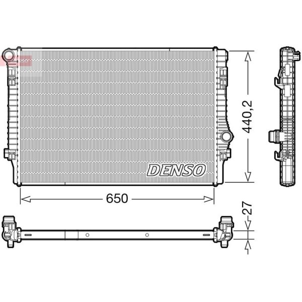 DENSO DRM32049 Kühler, Motorkühlung