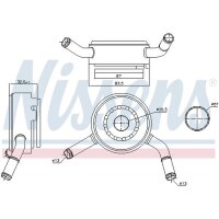 NISSENS 91192 Ölkühler, Motoröl