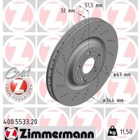ZIMMERMANN 400.5533.20 Bremsscheibe