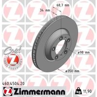 ZIMMERMANN 460.4504.20 Bremsscheibe