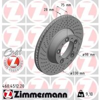 ZIMMERMANN 460.4512.20 Bremsscheibe