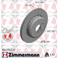 ZIMMERMANN 150.2952.32 Bremsscheibe