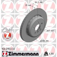 ZIMMERMANN 150.2953.32 Bremsscheibe