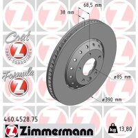 ZIMMERMANN 460.4528.75 Bremsscheibe