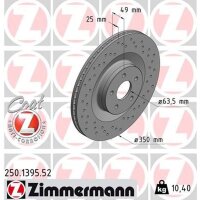 ZIMMERMANN 250.1395.52 Bremsscheibe