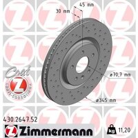 ZIMMERMANN 430.2647.52 Bremsscheibe