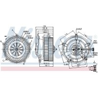 NISSENS 87119 Innenraumgebläse