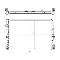 NRF 50040 Kühler, Motorkühlung