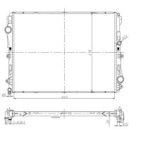 NRF 50041 Kühler, Motorkühlung