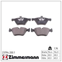 ZIMMERMANN 23794.200.1 Bremsbelagsatz, Scheibenbremse