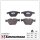 ZIMMERMANN 24688.200.1 Bremsbelagsatz, Scheibenbremse