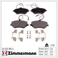 ZIMMERMANN 24133.185.2 Bremsbelagsatz, Scheibenbremse