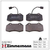 ZIMMERMANN 24162.150.2 Bremsbelagsatz, Scheibenbremse