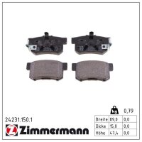 ZIMMERMANN 24231.150.1 Bremsbelagsatz, Scheibenbremse