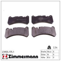 ZIMMERMANN 23955.175.1 Bremsbelagsatz, Scheibenbremse
