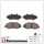 ZIMMERMANN 23302.180.1 Bremsbelagsatz, Scheibenbremse