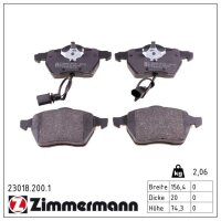 ZIMMERMANN 23018.200.1 Bremsbelagsatz, Scheibenbremse