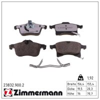 ZIMMERMANN 23832.900.2 Bremsbelagsatz, Scheibenbremse