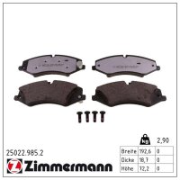 ZIMMERMANN 25022.985.2 Bremsbelagsatz, Scheibenbremse