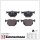ZIMMERMANN 21487.170.9 Bremsbelagsatz, Scheibenbremse